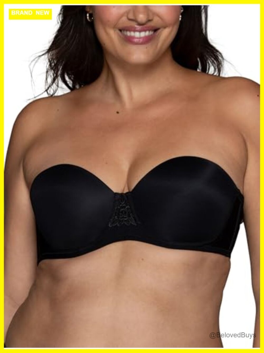Beauty Back Smoothing Strapless Bra 4-Way Stretch Lightly Lined Cups